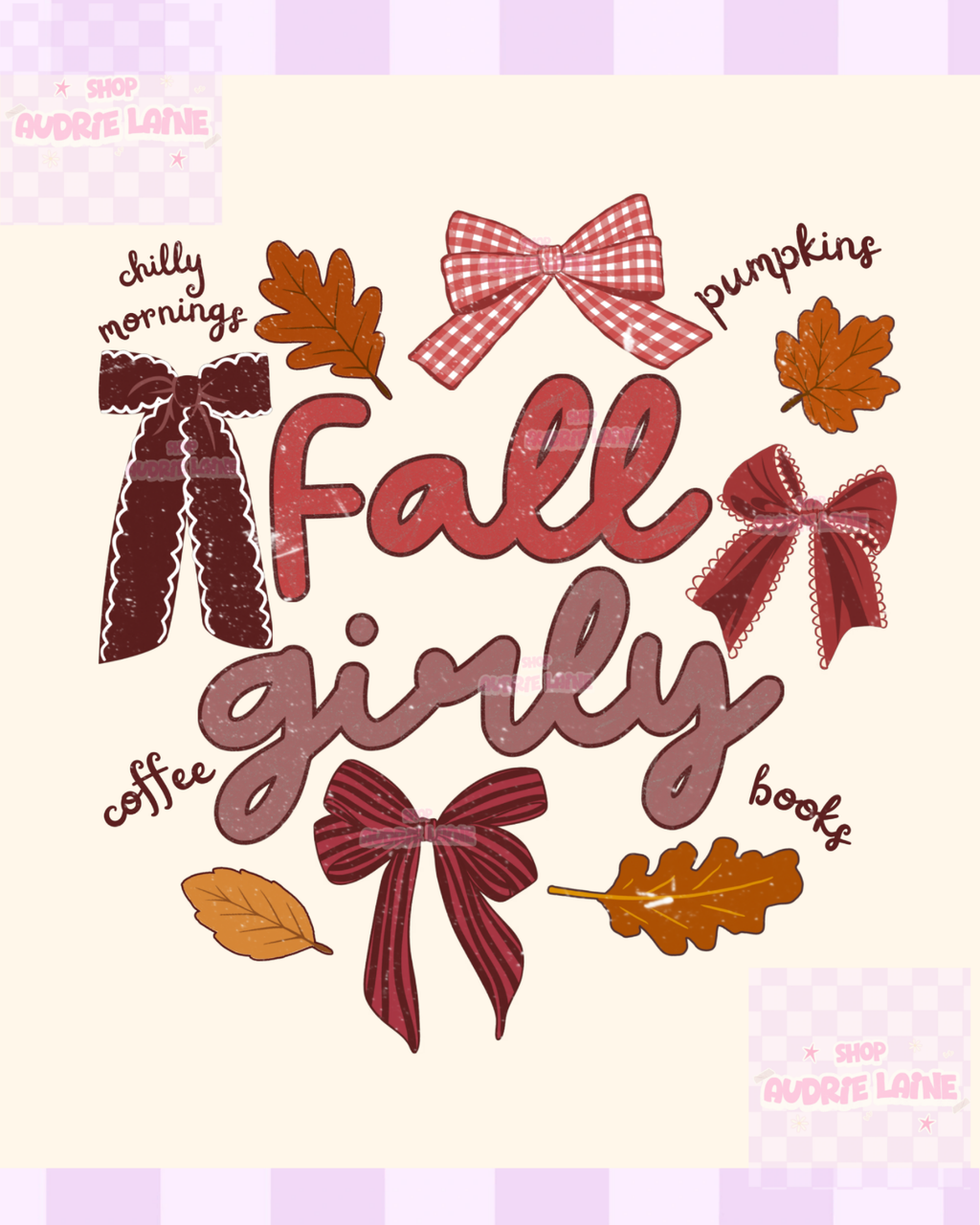 Fall Girly PNG Design