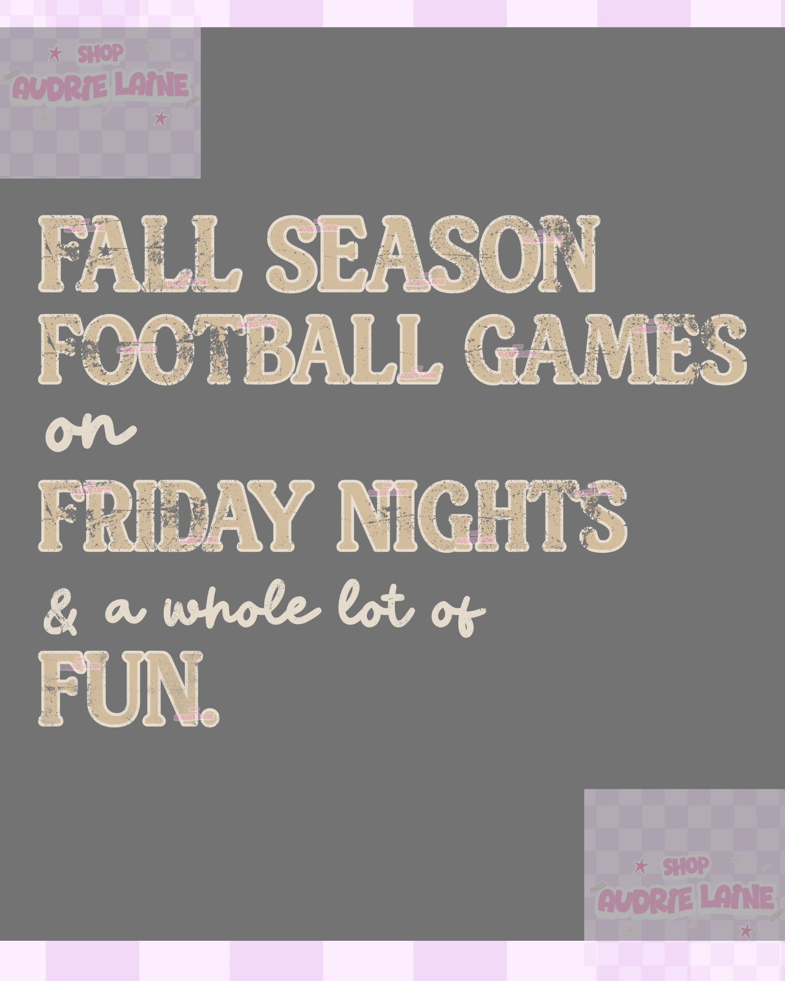 Fall Season & Football Fridays PNG Design