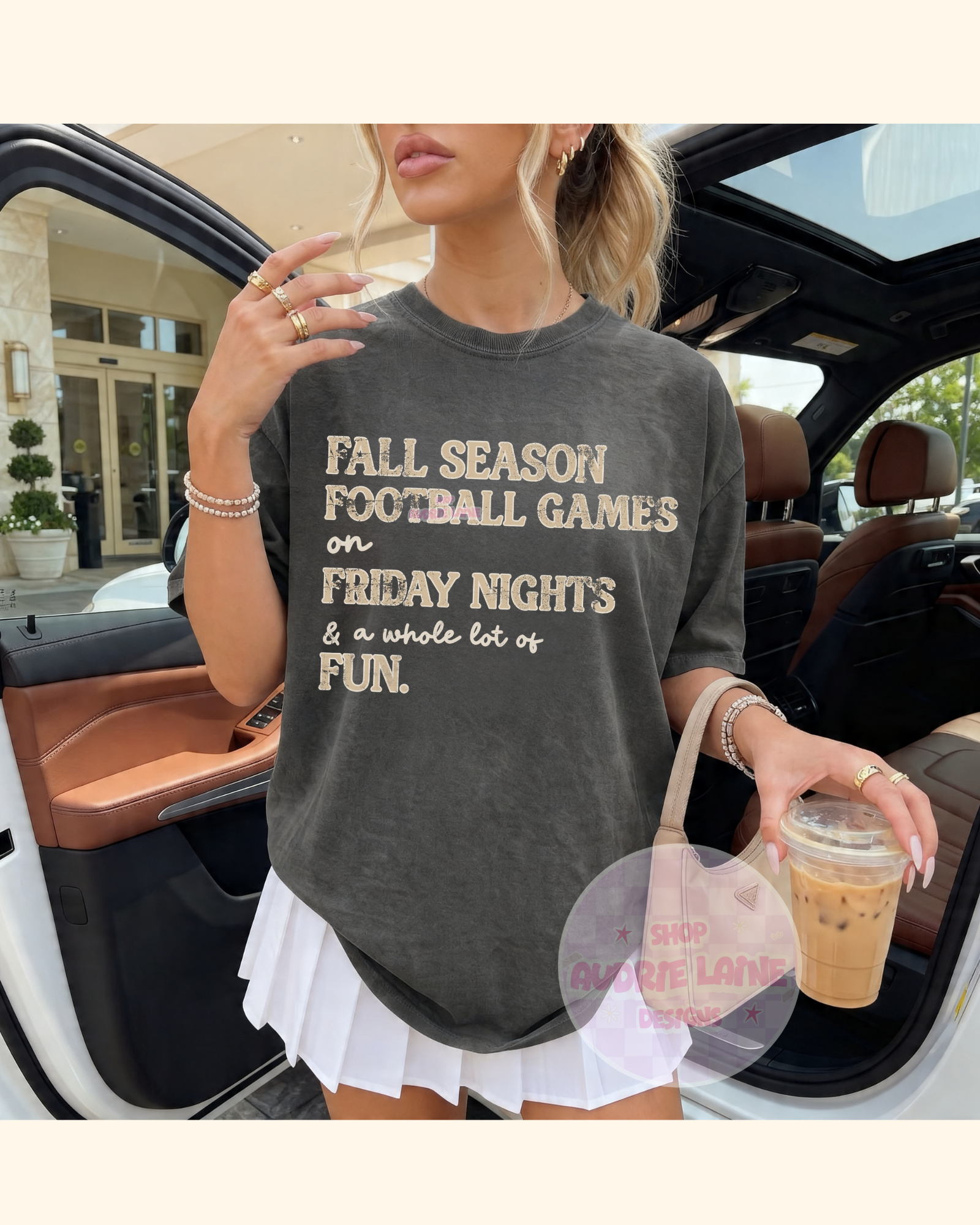 Fall Season & Football Fridays PNG Design