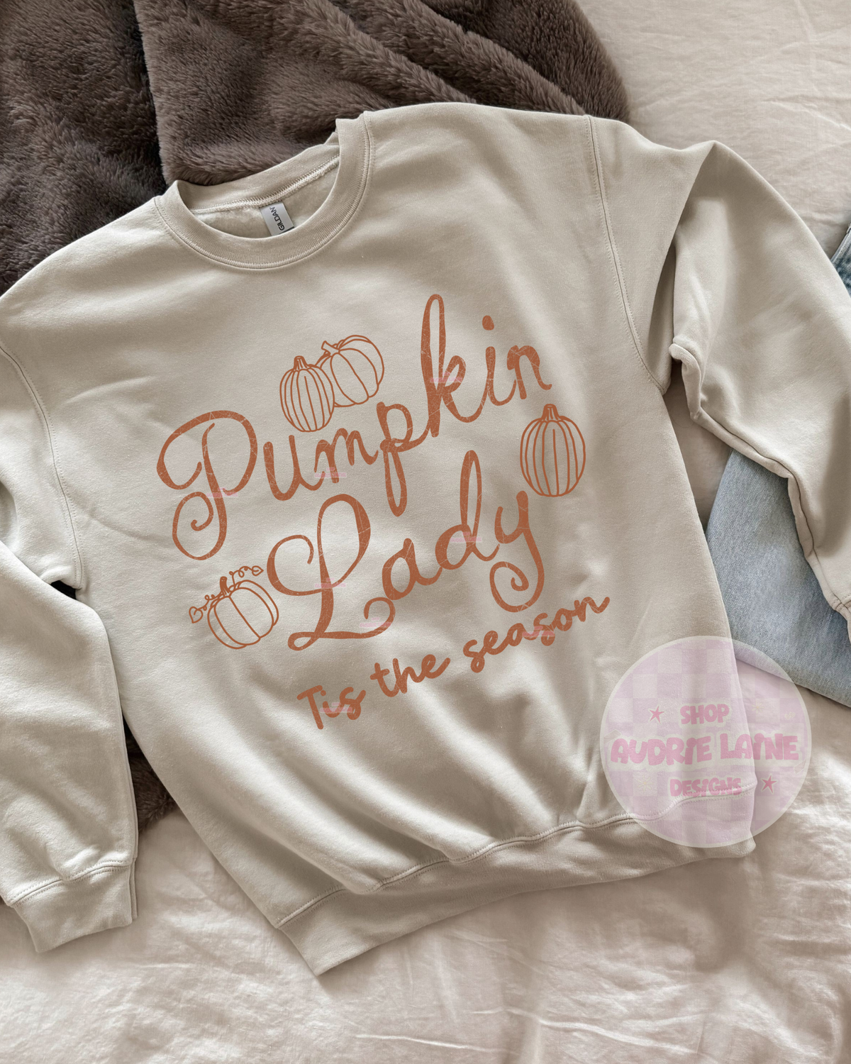 Pumpkin Lady PNG Design