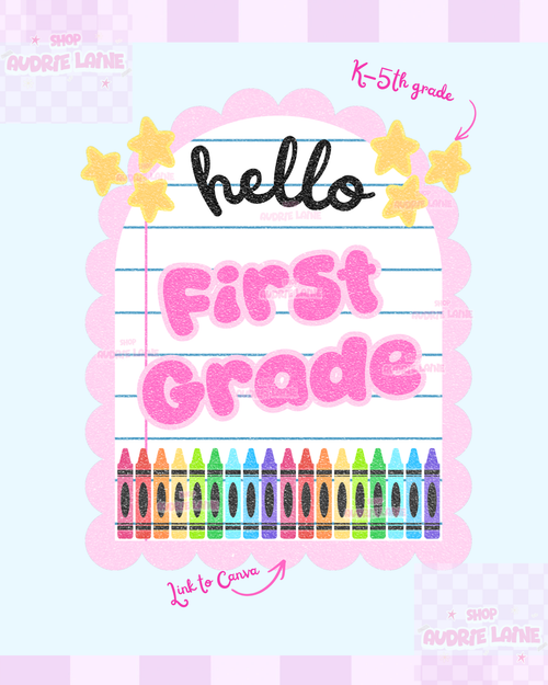 Crayon K-5th Grade PNG Design