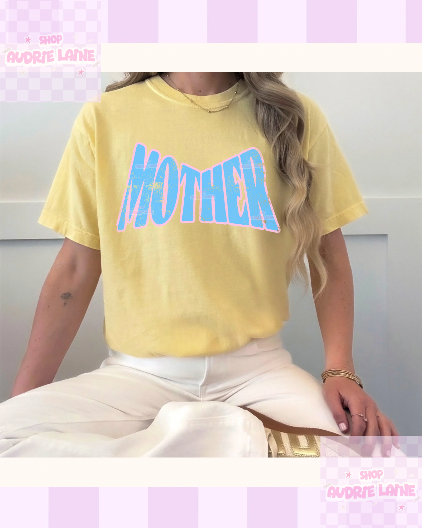 MOTHER Blue&Pink Digital Design