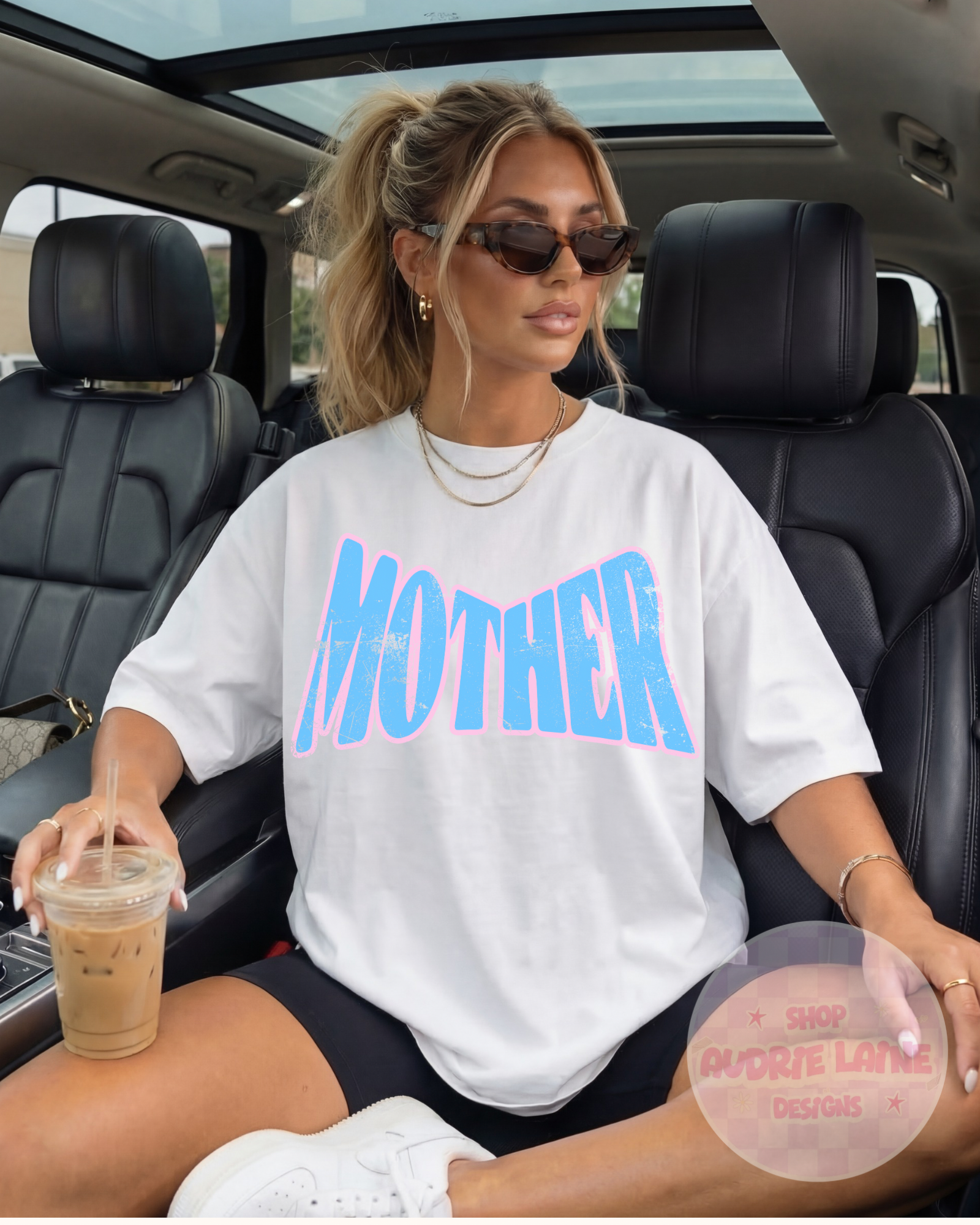 MOTHER Blue&Pink Digital Design