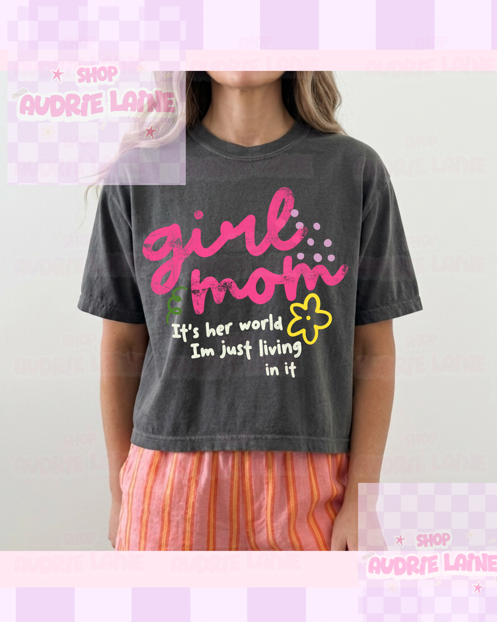 GIRL MOM PNG Digital Design