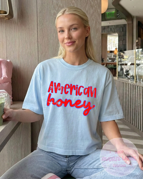 American Honey PNG Digital Design