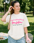 Overstimulated MOM PNG Digital Design