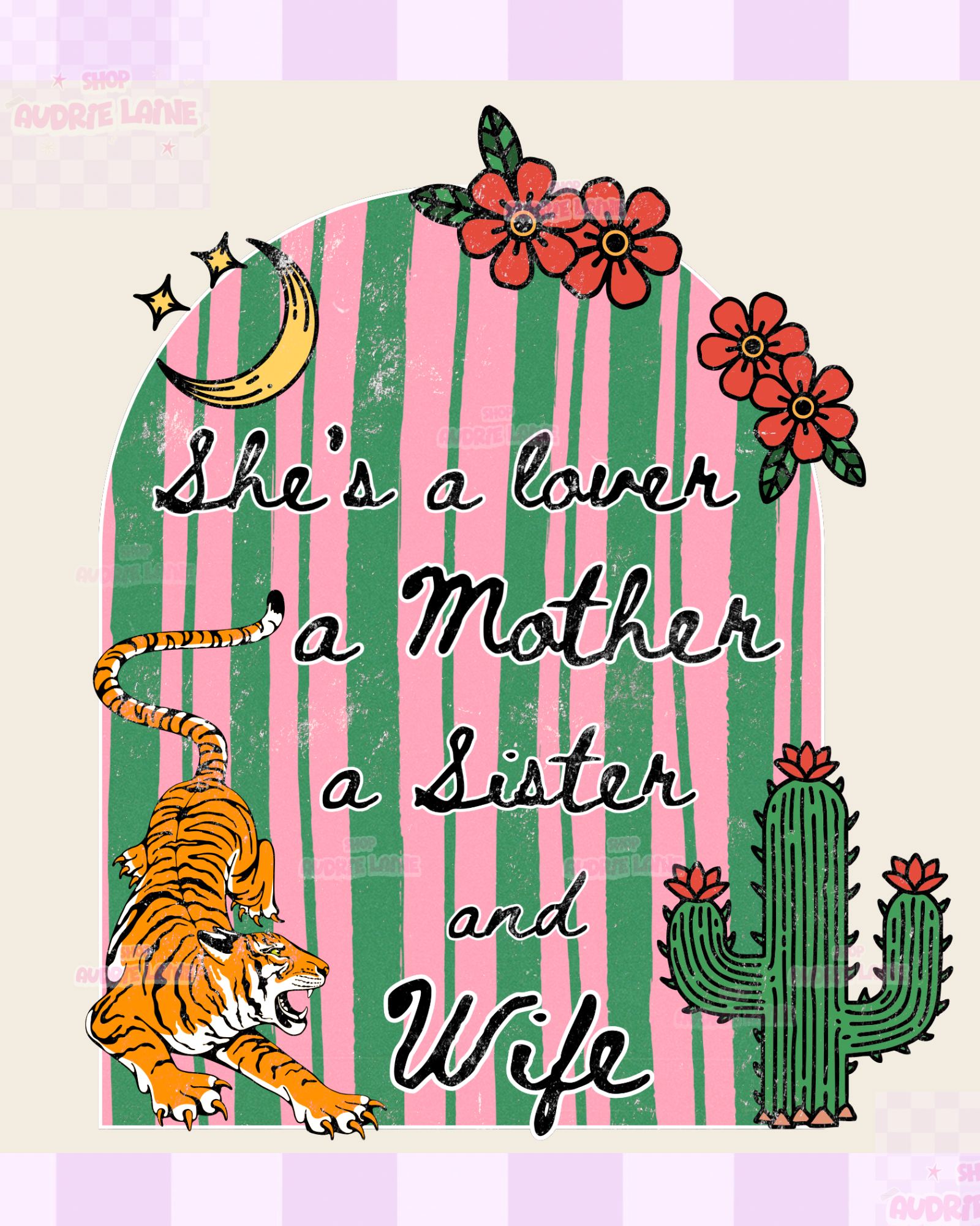 Shes A Mother PNG Digital Design